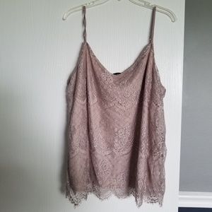 Lace tank top